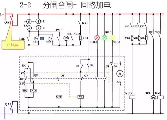 圖10KV開關柜控制保護動作原理