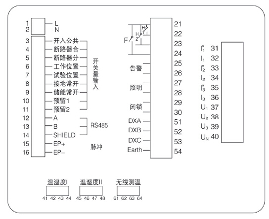 中高壓開(kāi)關(guān)柜狀態(tài)綜合測(cè)控保護(hù)裝置