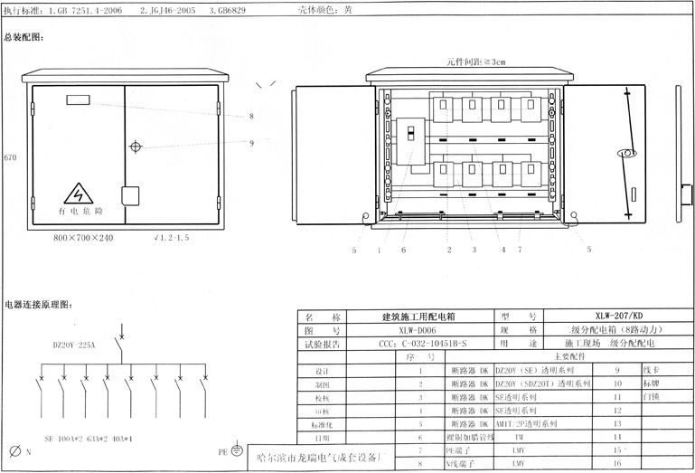 標準化示例|如何配置施工現場臨時用電配電箱(機柜)？